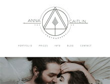 Tablet Screenshot of annacaitlinphotography.com